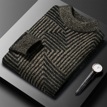 Norell Pattern Sweater – Men’s Elegant Graphic Knit
